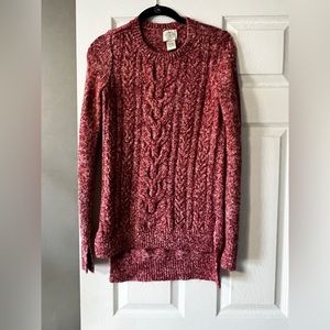 St. John’s Bay Sweater - size S - long back side- split sleeve